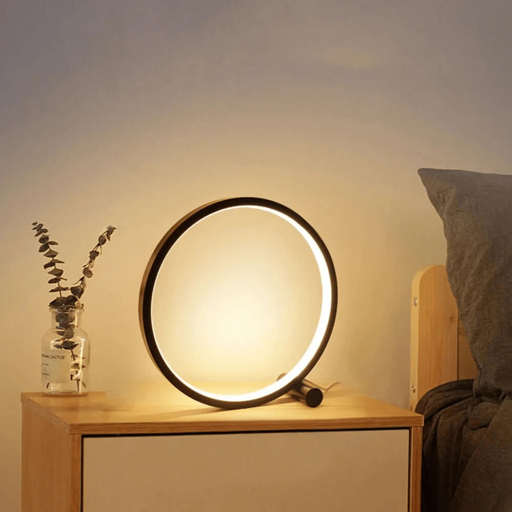 Modern Dimmable Table Lamp for Ambient Lighting – Adjustable LED Lamp for Bedroom, Living Room and Home Decor