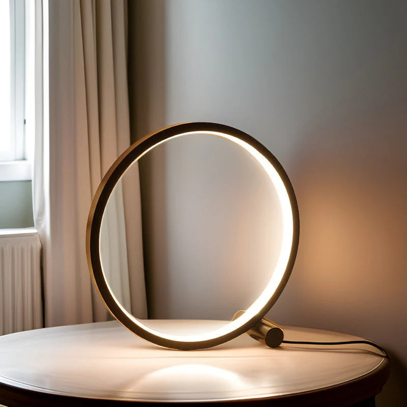 Modern Dimmable Table Lamp for Ambient Lighting – Adjustable LED Lamp for Bedroom, Living Room and Home Decor