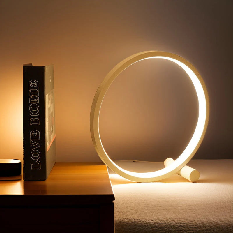 Modern Dimmable Table Lamp for Ambient Lighting – Adjustable LED Lamp for Bedroom, Living Room and Home Decor
