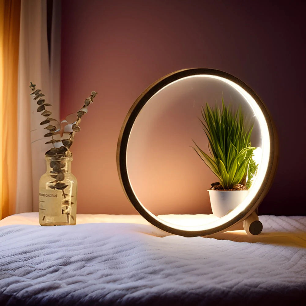 Modern Dimmable Table Lamp for Ambient Lighting – Adjustable LED Lamp for Bedroom, Living Room and Home Decor