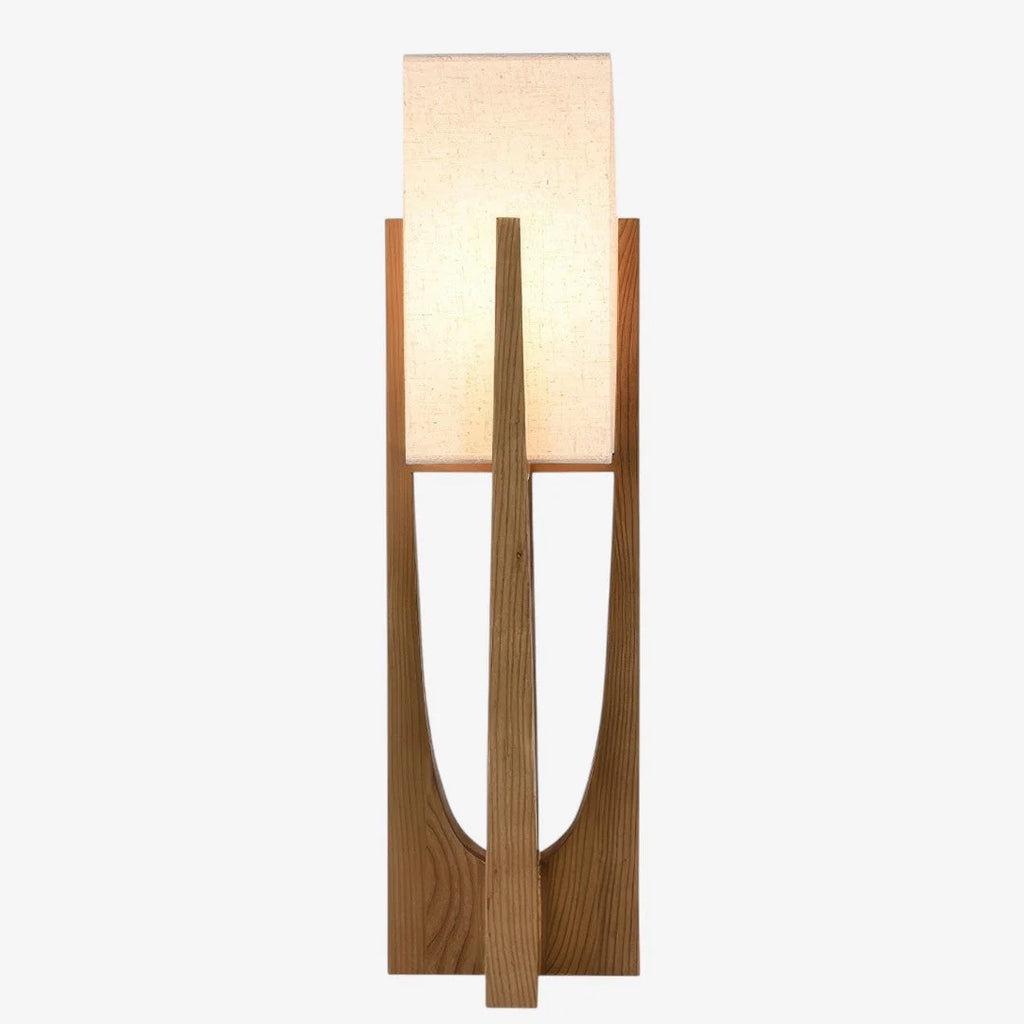 Organic Floor Lamp – Japanese Wabi Sabi Sculptural Natural Design