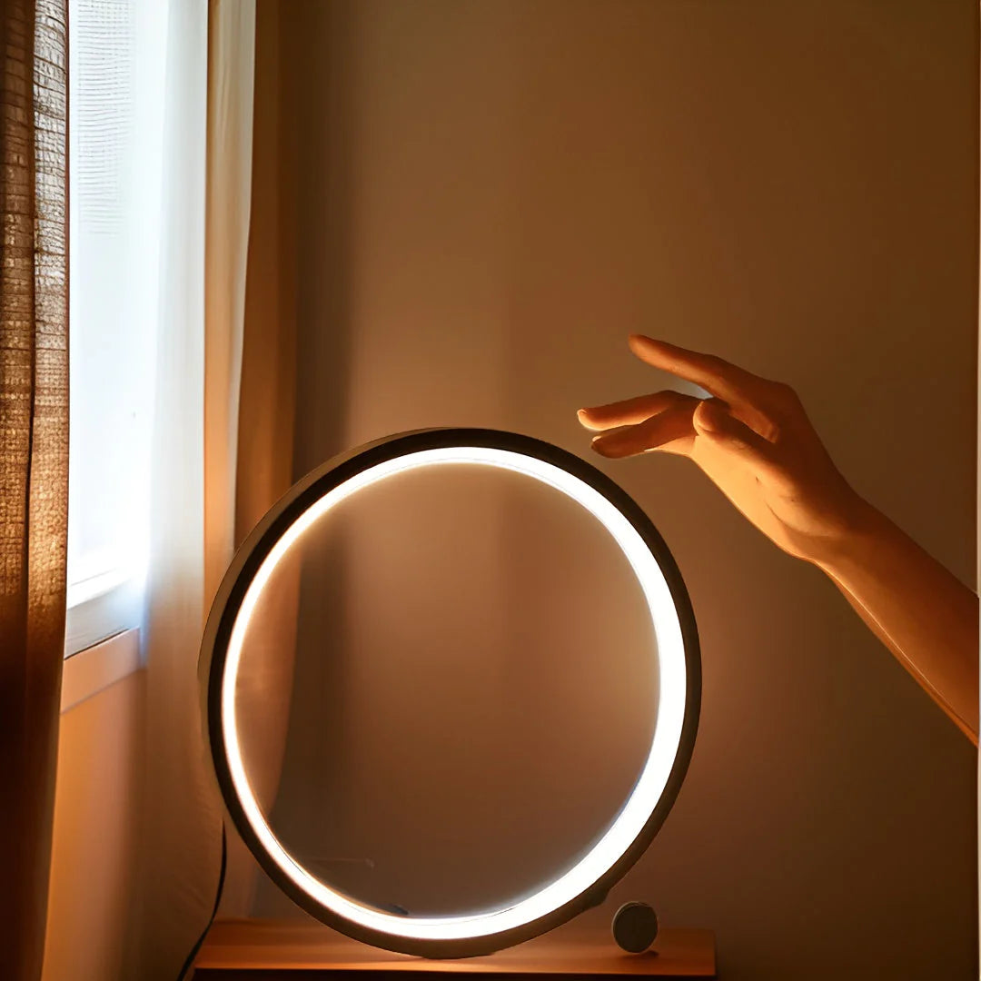 Modern Dimmable Table Lamp for Ambient Lighting – Adjustable LED Lamp for Bedroom, Living Room and Home Decor