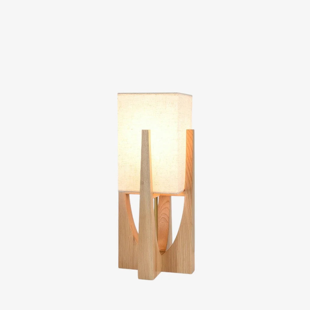 Organic Floor Lamp – Japanese Wabi Sabi Sculptural Natural Design